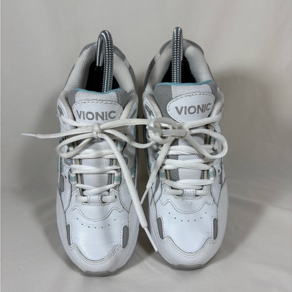Vionic Women's Classic White Leather Walker Sneaker Size 6.5 - Picture 4 of 12